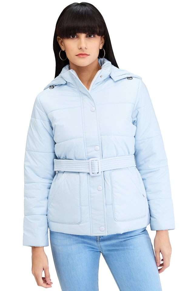 Solid-Polyester-Regular-Fit-Women-s-Jacket