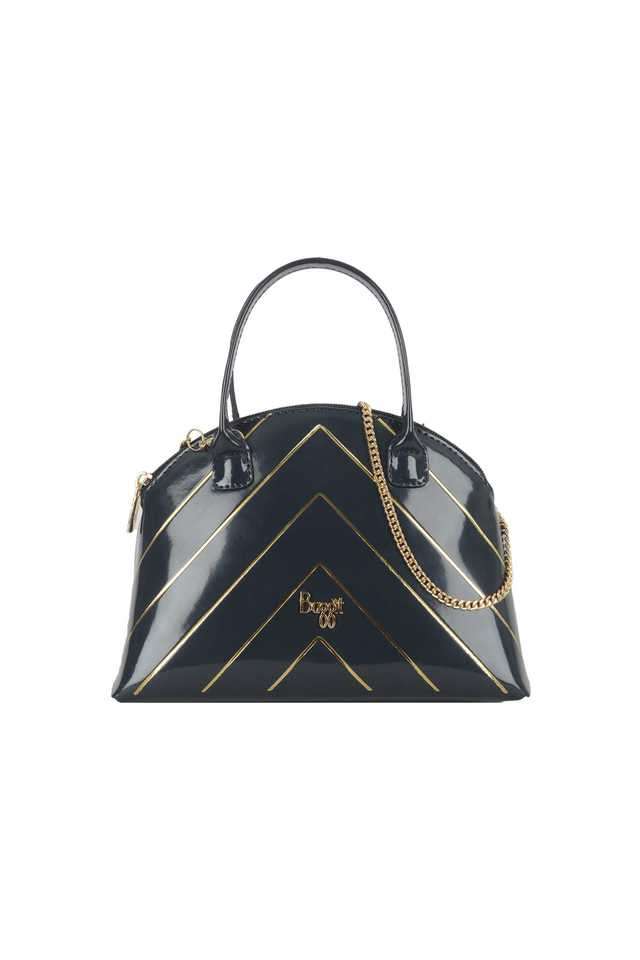 Solid-PU-Zipper-Closure-Women-s-Satchel-Bag