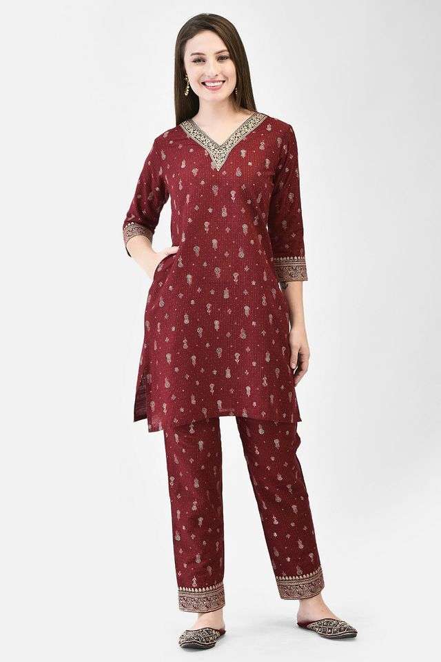 Printed-Ankle-Length-Cotton-Woven-Women-s-Kurta-Set