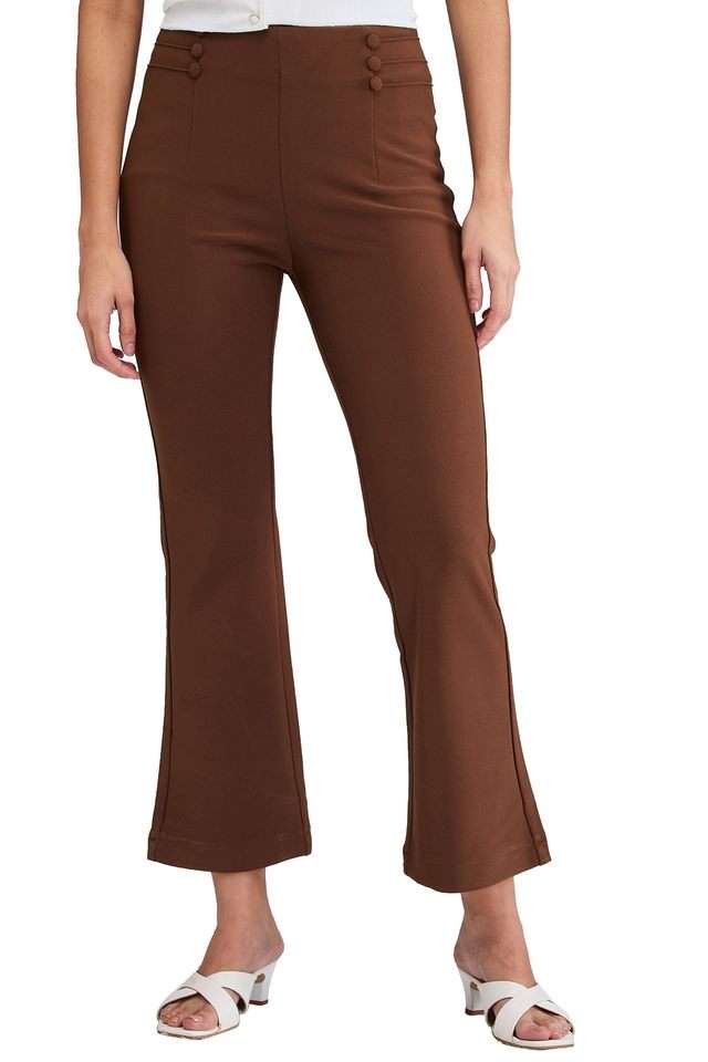 Solid-Lycra-Bootcut-Fit-Women-s-Track-Pants