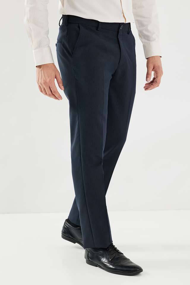Textured-Poly-Viscose-Lycra-Slim-Fit-Men-s-Formal-Wear-Trousers