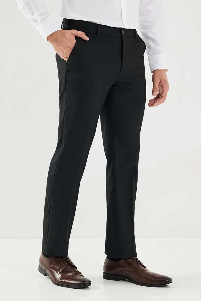 Textured-Poly-Viscose-Lycra-Slim-Fit-Men-s-Formal-Wear-Trousers