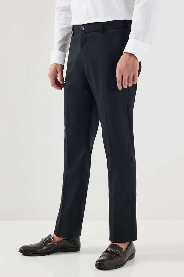 Textured-Poly-Viscose-Lycra-Slim-Fit-Men-s-Formal-Wear-Trousers
