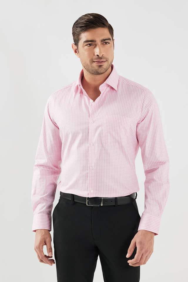 Checks-Cotton-Slim-Fit-Men-s-Formal-Wear-Shirt