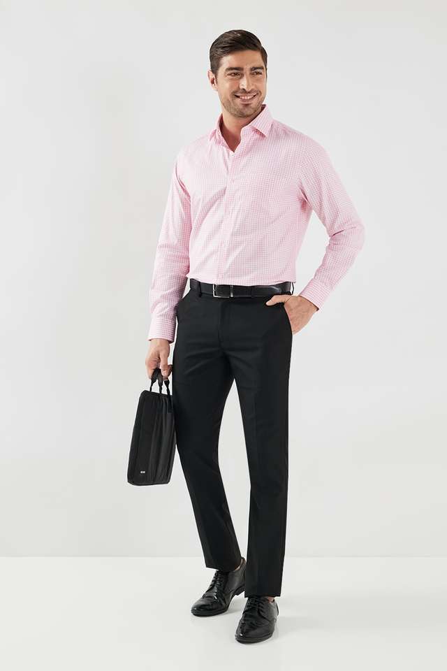 Checks-Cotton-Slim-Fit-Men-s-Formal-Wear-Shirt