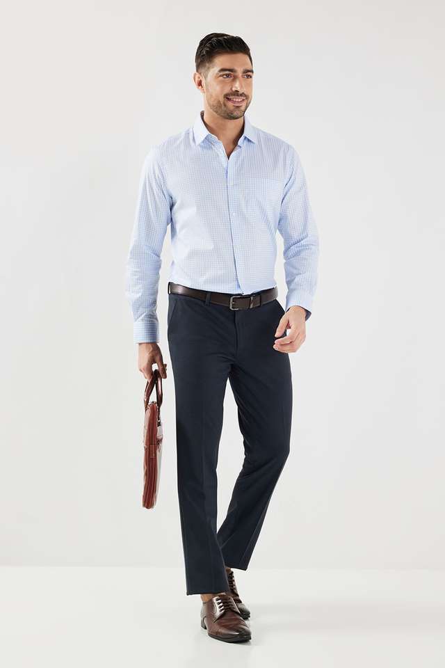 Checks-Cotton-Slim-Fit-Men-s-Formal-Wear-Shirt