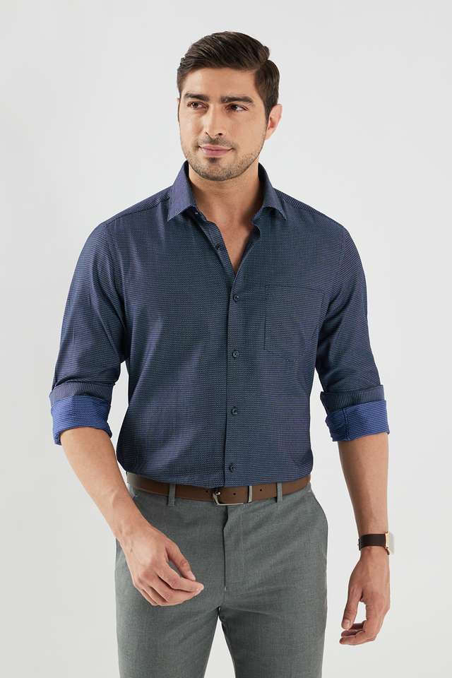 Dobby-Cotton-Slim-Fit-Men-s-Formal-Wear-Shirt