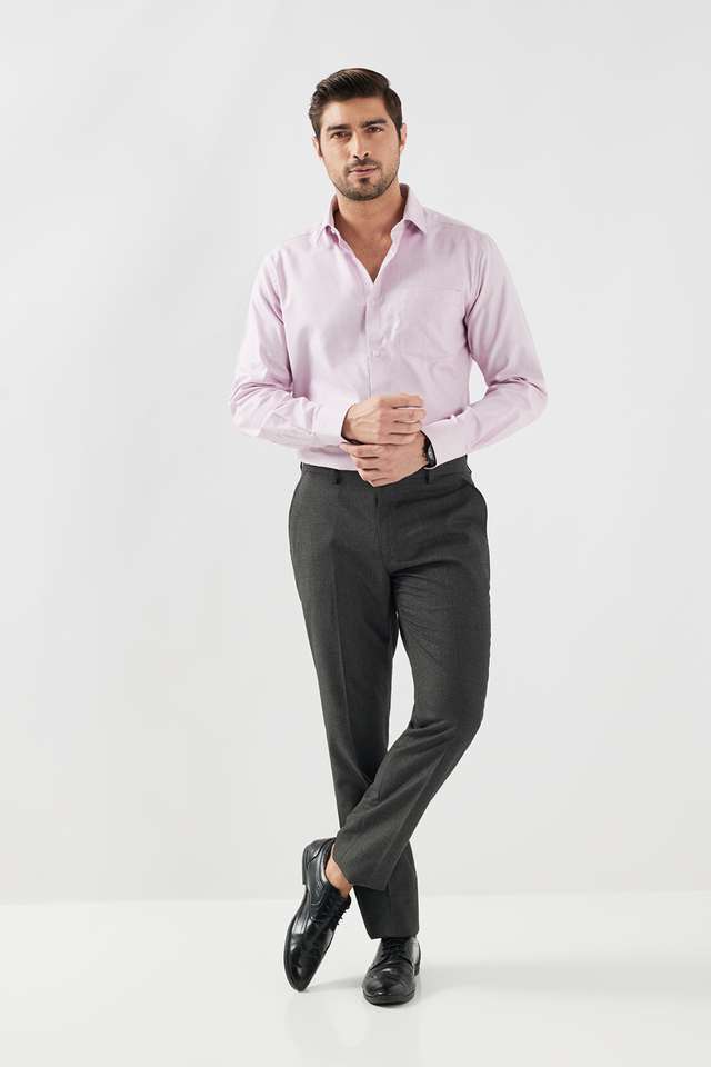 Dobby-Cotton-Slim-Fit-Men-s-Formal-Wear-Shirt
