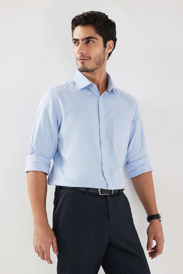 Dobby-Cotton-Slim-Fit-Men-s-Formal-Wear-Shirt