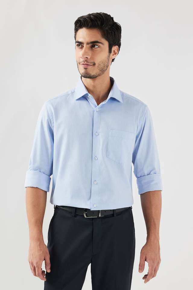Dobby-Cotton-Slim-Fit-Men-s-Formal-Wear-Shirt