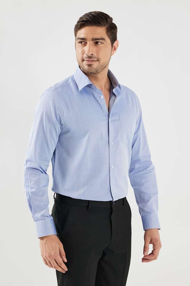 Dobby-Cotton-Slim-Fit-Men-s-Formal-Wear-Shirt