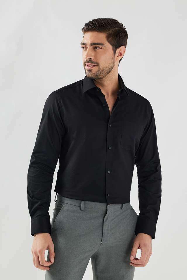 Dobby-Cotton-Slim-Fit-Men-s-Formal-Wear-Shirt