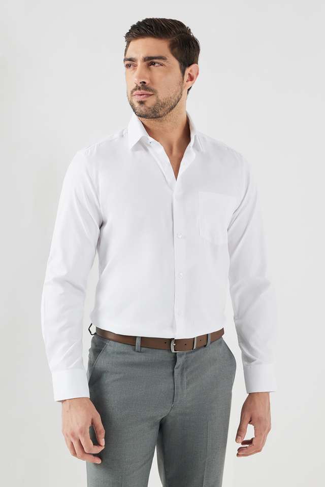 Dobby-Cotton-Blend-Slim-Fit-Men-s-Formal-Wear-Shirt