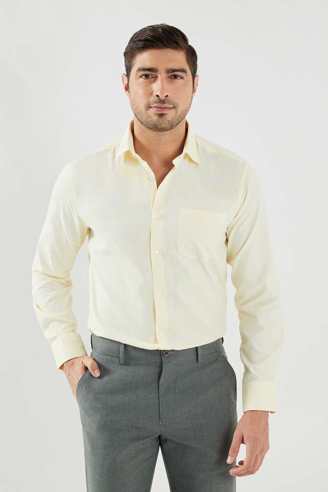 Dobby-Cotton-Blend-Slim-Fit-Men-s-Formal-Wear-Shirt