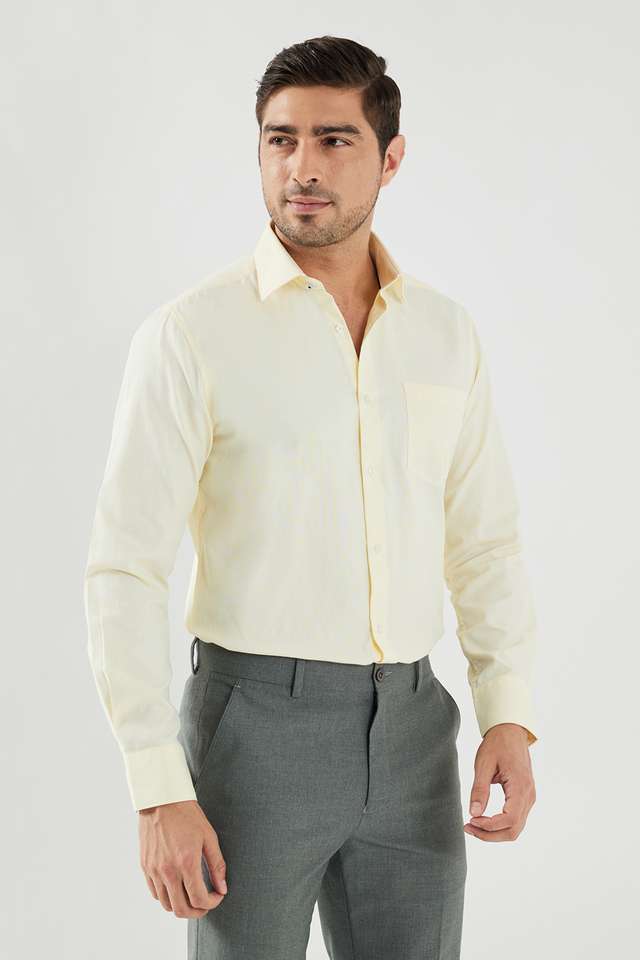Dobby-Cotton-Blend-Slim-Fit-Men-s-Formal-Wear-Shirt