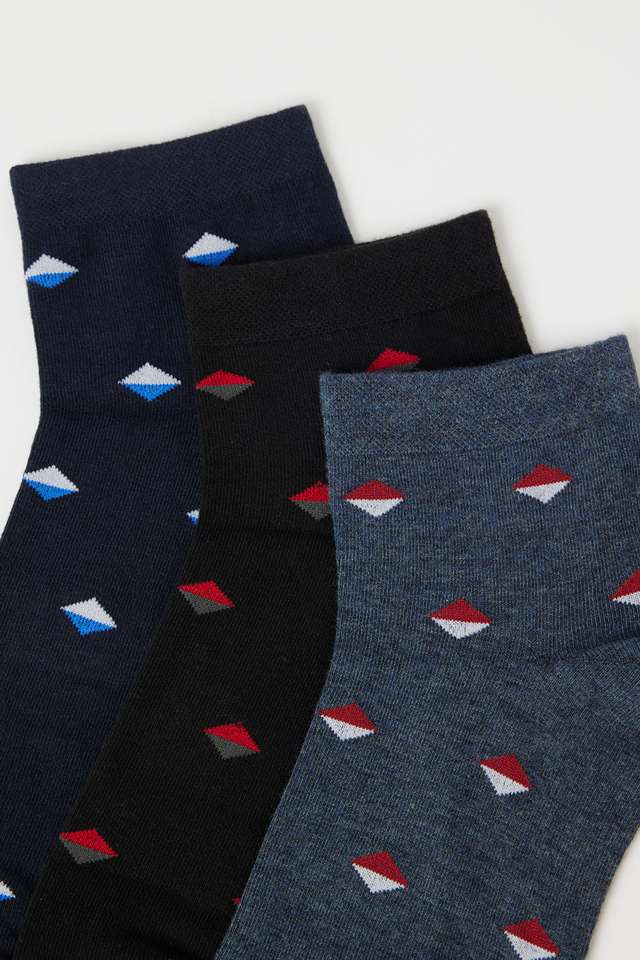 Cotton-Men-s-Ankle-Socks-Assorted-Pack-Of-3