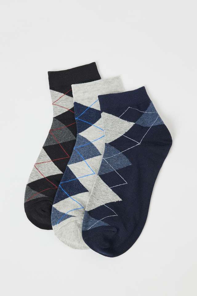 Cotton-Men-s-Ankle-Socks-Assorted-Pack-Of-3