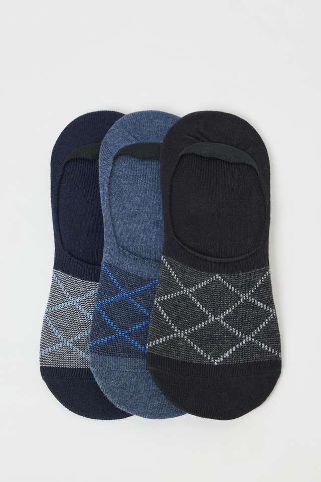 Cotton-Men-s-No-Show-Socks-Assorted-Pack-Of-3