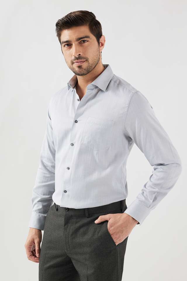 Structured-Cotton-Slim-Fit-Men-s-Formal-Wear-Shirt