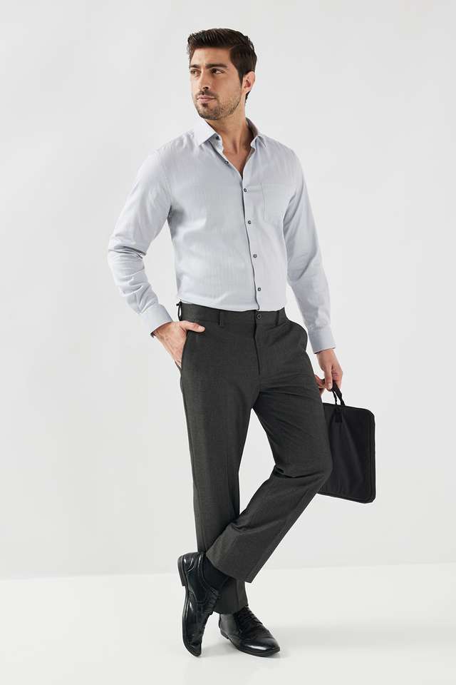 Structured-Cotton-Slim-Fit-Men-s-Formal-Wear-Shirt