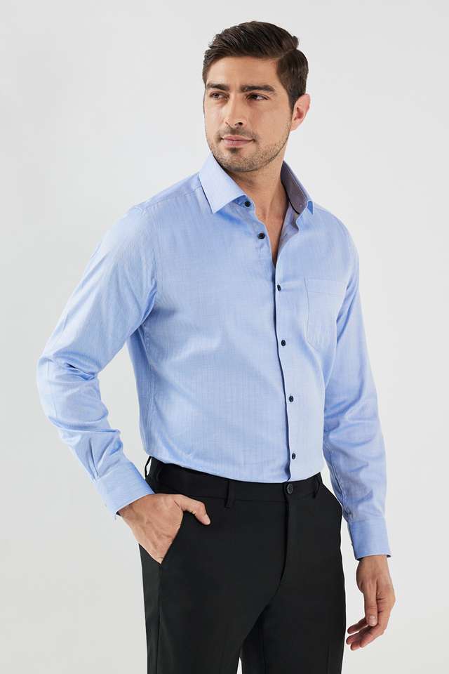 Structured-Cotton-Slim-Fit-Men-s-Formal-Wear-Shirt