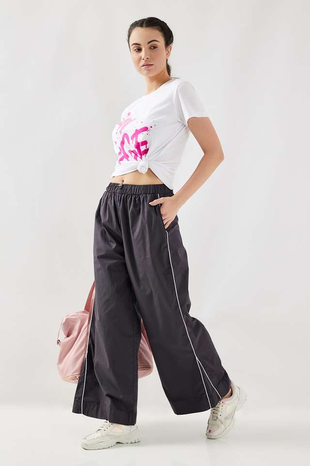 Solid-Full-Length-Cotton-Women-s-Joggers