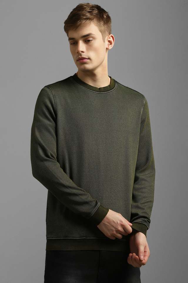 Solid-Cotton-Round-Neck-Men-s-Sweatshirt
