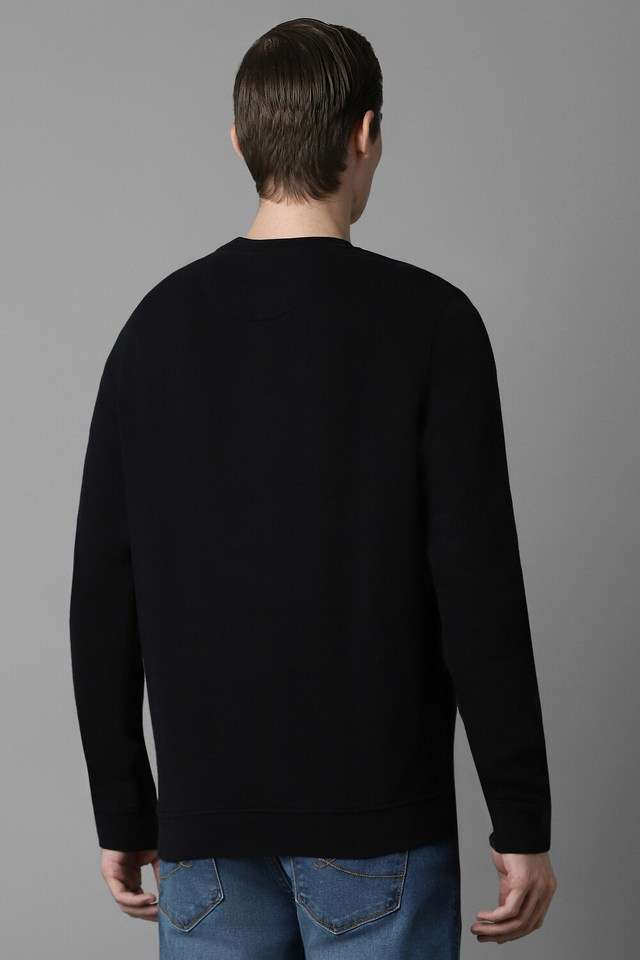 Solid-Cotton-Round-Neck-Men-s-Sweatshirt
