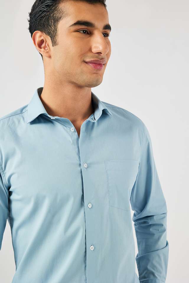 Solid-Cotton-Regular-Fit-Men-s-Formal-Wear-Shirt