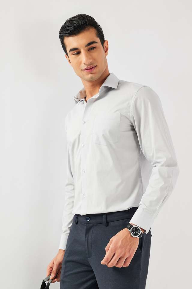 Solid-Cotton-Regular-Fit-Men-s-Formal-Wear-Shirt
