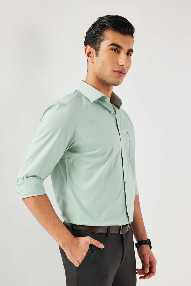 Solid-Cotton-Regular-Fit-Men-s-Formal-Wear-Shirt