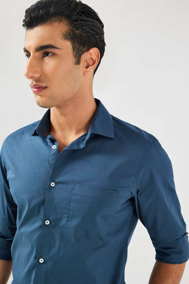 Solid-Cotton-Regular-Fit-Men-s-Formal-Wear-Shirt