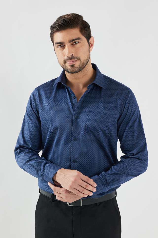 Printed-Cotton-Slim-Fit-Men-s-Formal-Wear-Shirt