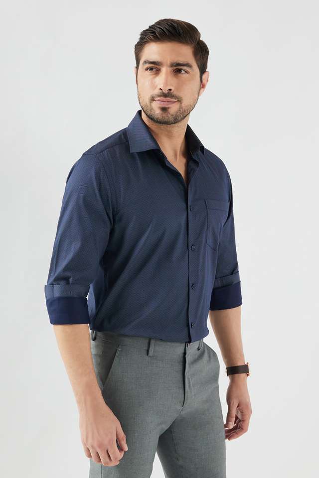 Printed-Cotton-Slim-Fit-Men-s-Formal-Wear-Shirt