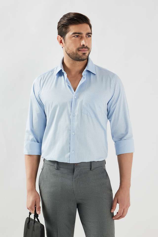 Printed-Cotton-Slim-Fit-Men-s-Formal-Wear-Shirt