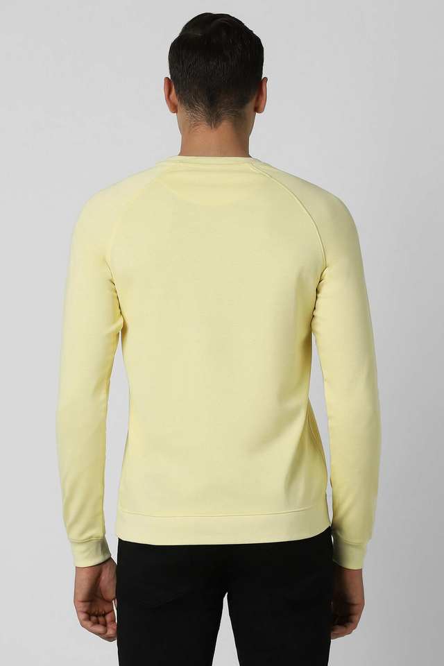 Solid-Polyester-Regular-Fit-Men-s-Sweatshirt