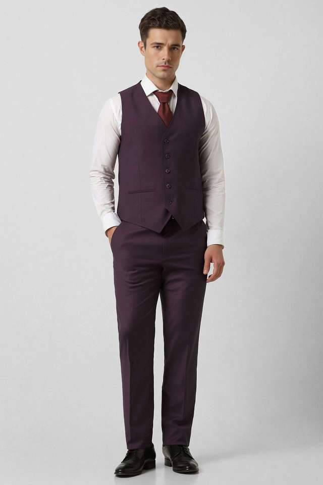 Solid-Blended-Fabric-Slim-Fit-Men-Formal-Wear-Suit