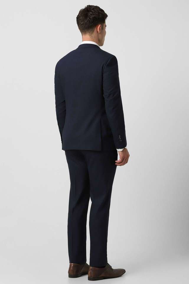 Solid-Polyester-Slim-Fit-Men-s-Formal-Wear-Suit