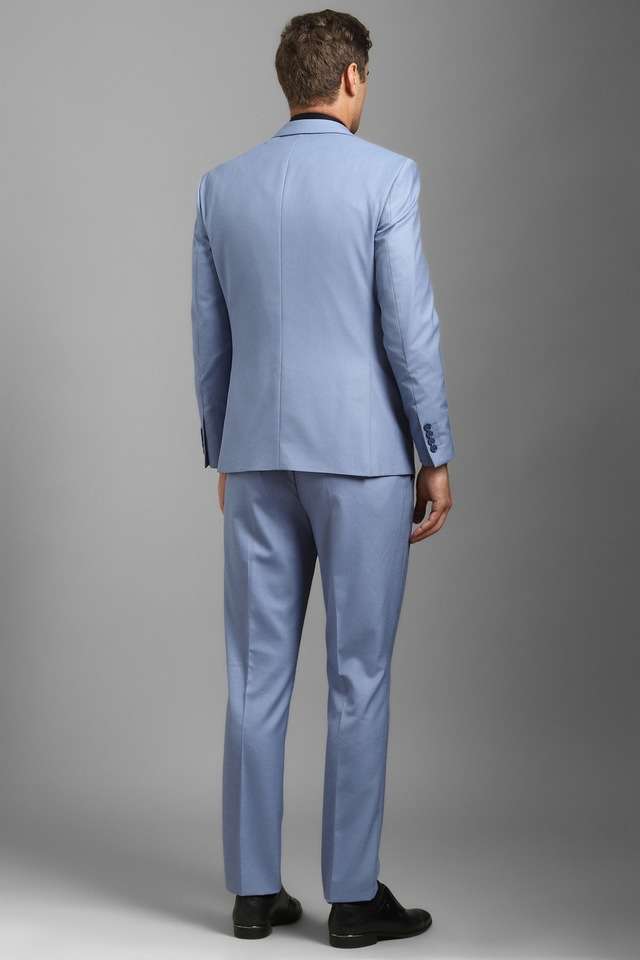 Textured-Polyester-Slim-Fit-Men-s-Formal-Wear-Suit
