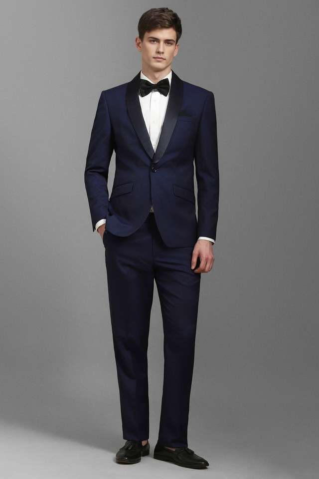 Textured-Blended-Fabric-Slim-Fit-Men-s-Formal-Wear-Suit