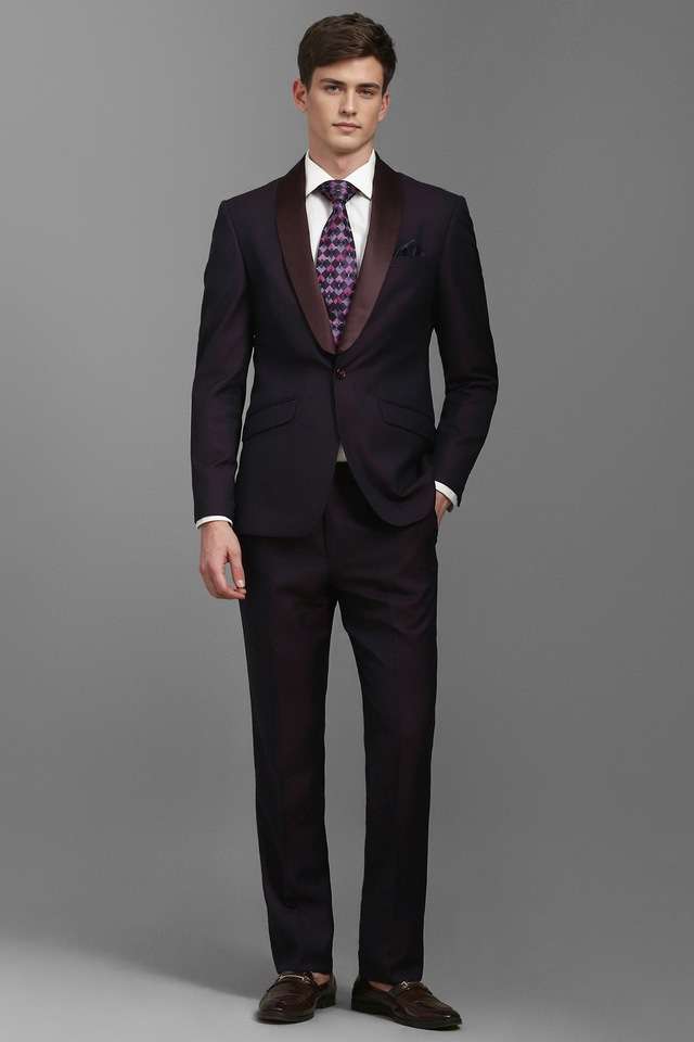 Textured-Blended-Fabric-Slim-Fit-Men-s-Formal-Wear-Suit