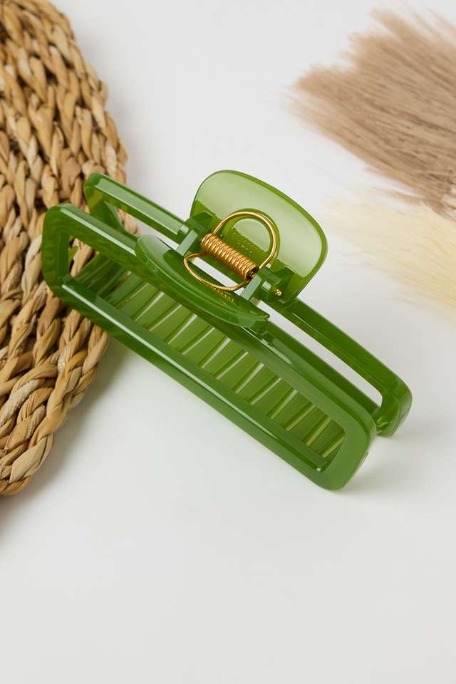 Hair-Cluthcher---Green
