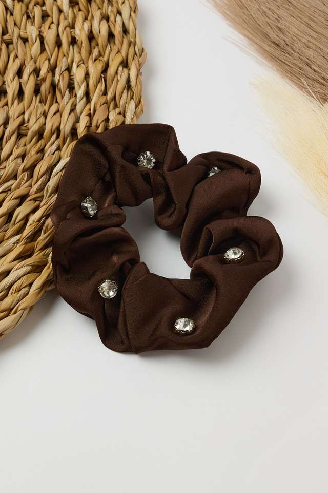 Hair-Scrunchy---Brown