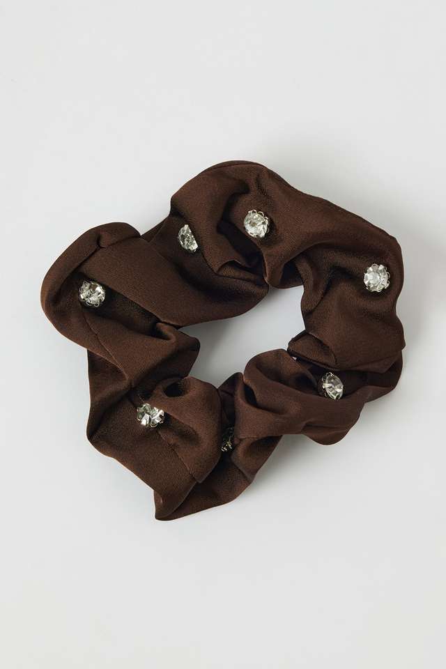 Hair-Scrunchy---Brown