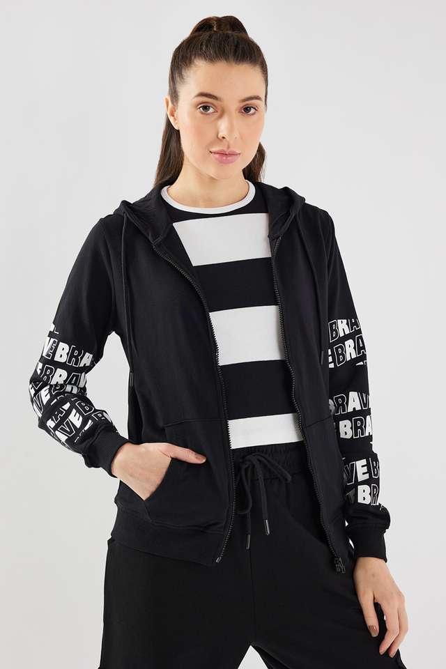 Typographic-Hooded-Cotton-Women-Sweatshirt