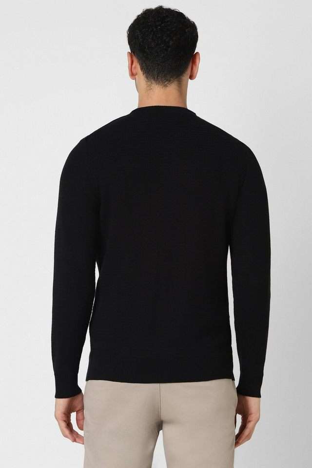 Solid-Cotton-Regular-Fit-Men-s-Sweater
