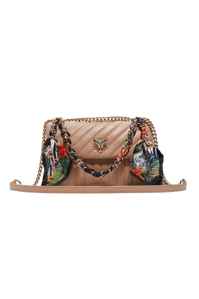 Feminine-Synthetic-Twisted-Clasp-Closure-Women-s-Sling-Bag