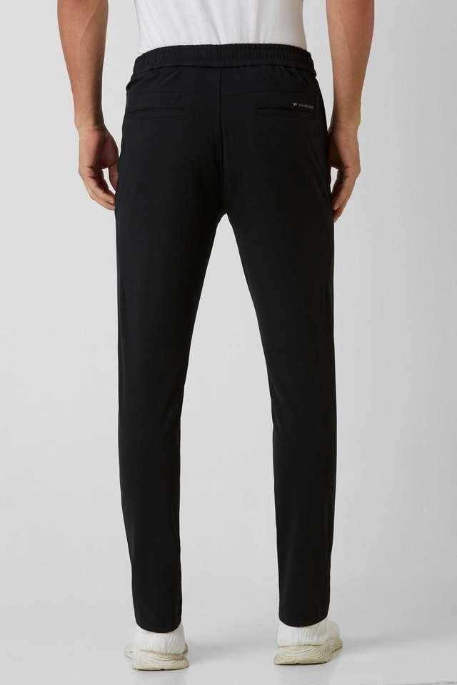 Solid-Polyester-Slim-Fit-Men-s-Casual-Wear-Trousers