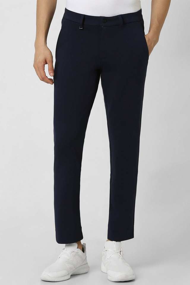 Solid-Cotton-Super-Slim-Fit-Men-s-Casual-Wear-Trousers