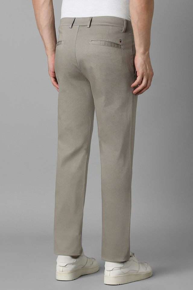 Solid-Cotton-Blend-Slim-Fit-Men-s-Casual-Wear-Trousers